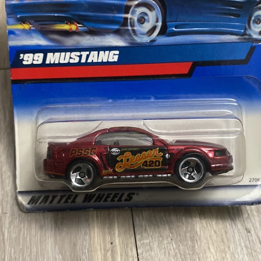 Hot Wheels vintage mustang metal die cast cars 90s nostalgia nwt toy cars - Picture 6 of 8